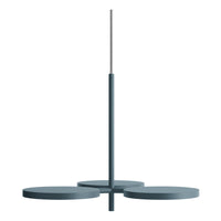 Shine On Large Pendant Light in Marine Blue - Angle 5