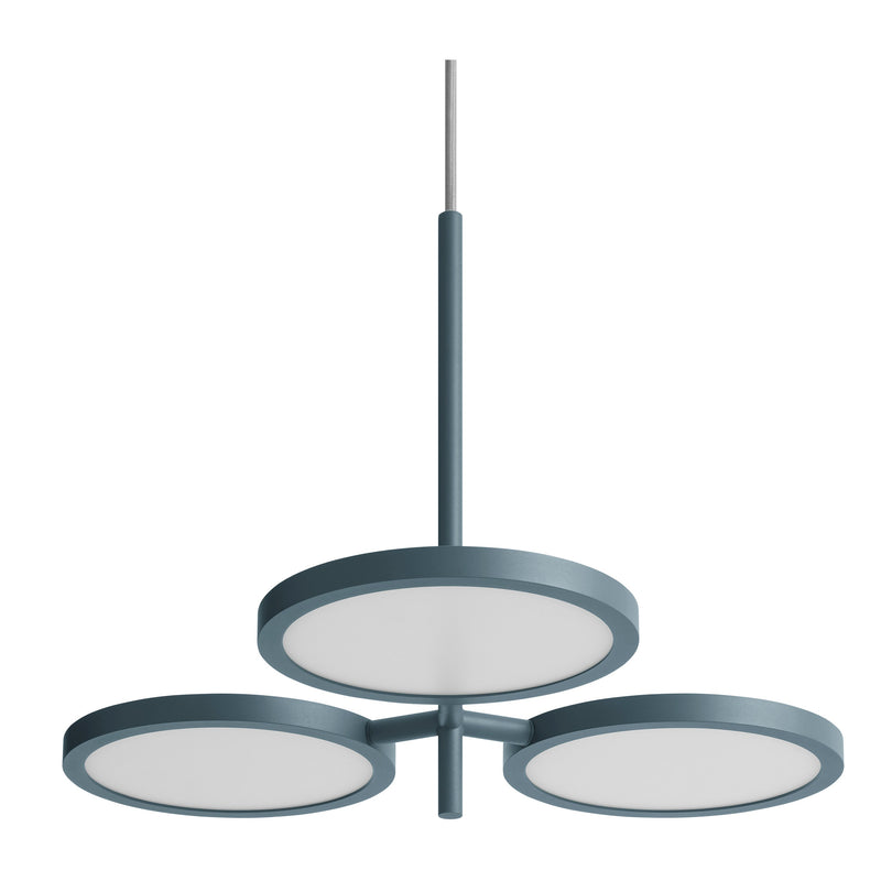 Shine On Large Pendant Light in Marine Blue - Angle 1