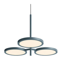 Shine On Large Pendant Light in Marine Blue - Angle 2