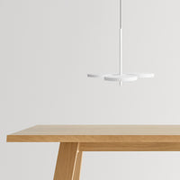 Shine On Large Pendant Light in White - Angle 9
