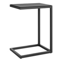 Skiff Outdoor Side Table in Carbon - Angle 1