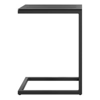 Skiff Outdoor Side Table in Carbon - Angle 3