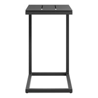 Skiff Outdoor Side Table in Carbon - Angle 4