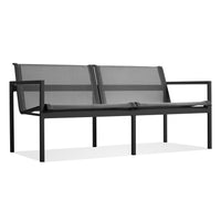 Skiff Outdoor 2 Seat Sofa in Carbon - Angle 2