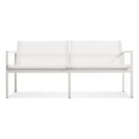 Skiff Outdoor 2 Seat Sofa in White - Angle 1