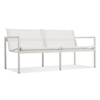 Skiff Outdoor 2 Seat Sofa in White - Angle 2