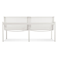 Skiff Outdoor 2 Seat Sofa in White - Angle 5
