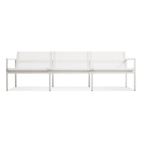 Skiff Outdoor 3 Seat Sofa in White - Angle 1