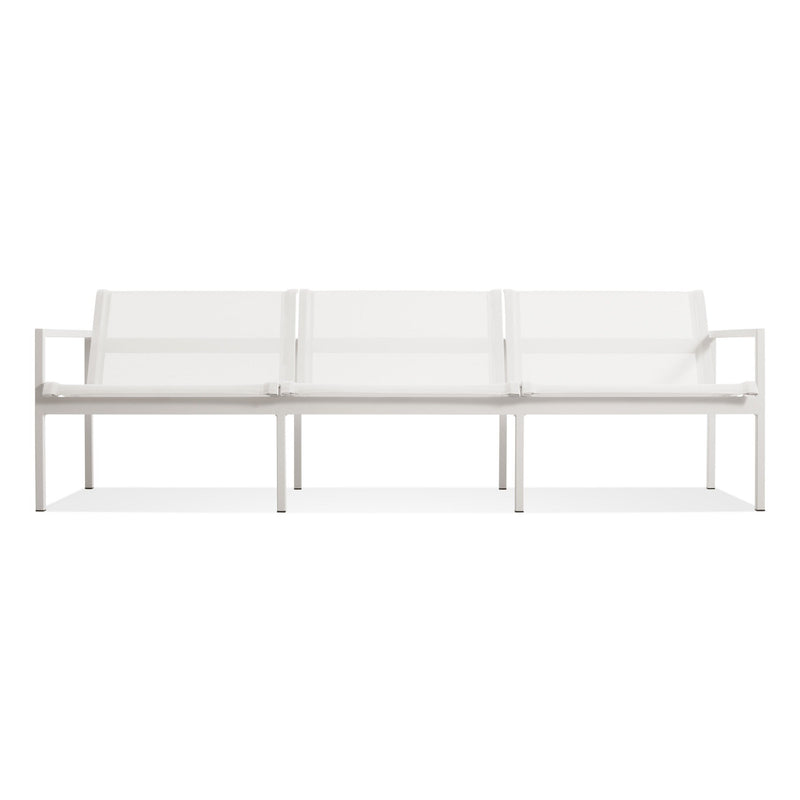 Skiff Outdoor 3 Seat Sofa in White - Angle 1