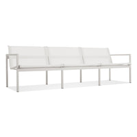 Skiff Outdoor 3 Seat Sofa in White - Angle 4