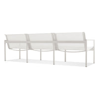 Skiff Outdoor 3 Seat Sofa in White - Angle 6