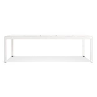 Skiff Outdoor Coffee Table in White - Angle 1