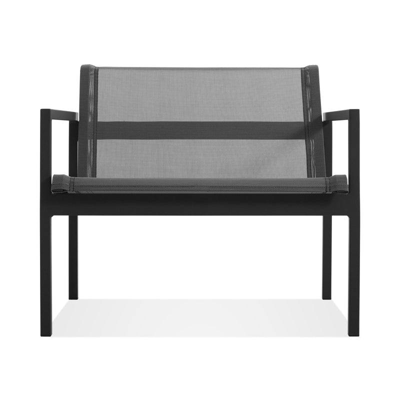 Skiff Outdoor Lounge Chair in Carbon