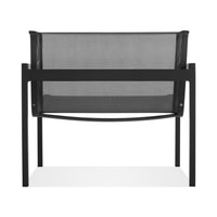 Skiff Outdoor Lounge Chair in Carbon - Angle 5