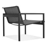 Skiff Outdoor Lounge Chair in Carbon - Angle 4