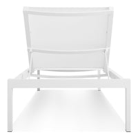 Skiff Outdoor Sun Lounger in White - Angle 6