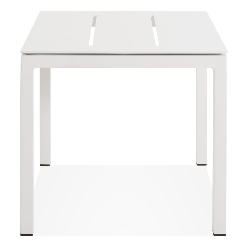 Skiff Outdoor Low Side Table in White