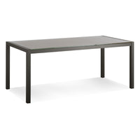 Skiff Rectangle Outdoor Table in Carbon - Angle 5