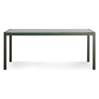 Skiff Rectangle Outdoor Table in Carbon - Angle 1