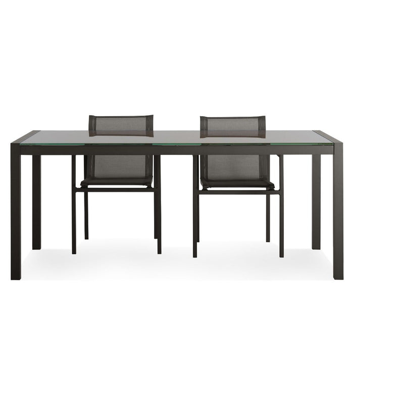 Skiff Rectangle Outdoor Table en Carbon