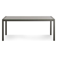 Skiff Rectangle Outdoor Table in Carbon - Angle 4