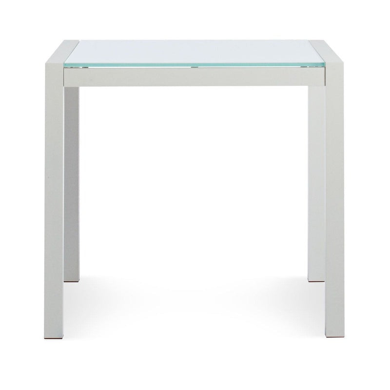 Skiff 32" Square Outdoor Table en White