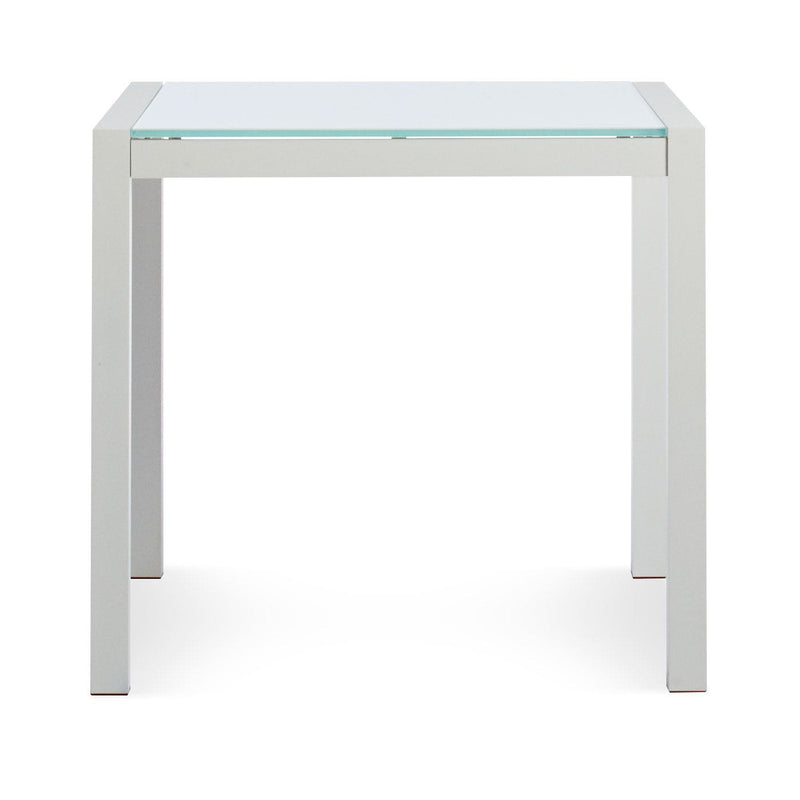 Skiff 32" Square Outdoor Table in White