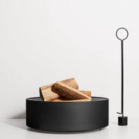 Smokey Fire Pit in Black - Angle 5