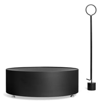 Smokey Fire Pit in Black - Angle 4
