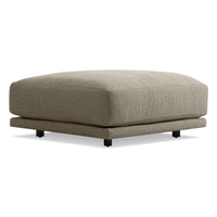 Sunday Small Ottoman in Sanford Black - Angle 1