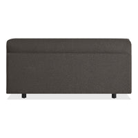 Sunday 65" Armless Sofa in Kelso Charcoal - Angle 6
