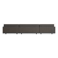 Sunday U-Shaped Sectional Sofa in Kelso Charcoal - Angle 5