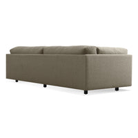 Sunday 102&quot; Sofa in Sanford Black - Angle 4