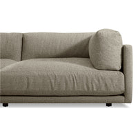 Sunday 102&quot; Sofa in Sanford Black - Angle 6