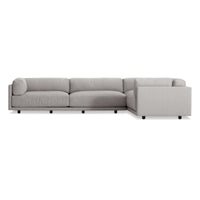Sunday L Sectional Sofa in Agnew Grey - Angle 2