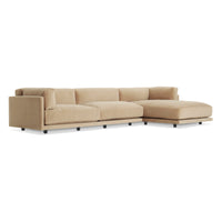 Sunday Long and Low in Camel Velvet - Angle 11