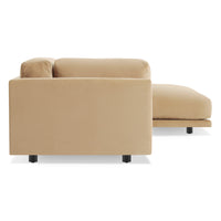 Sunday Long and Low in Camel Velvet - Angle 13