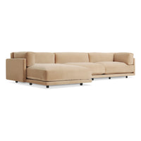 Sunday Long and Low in Camel Velvet - Angle 10