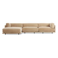 Sunday Long and Low in Camel Velvet - Angle 7
