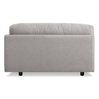 Sunday Chaise in Agnew Grey - Angle 6