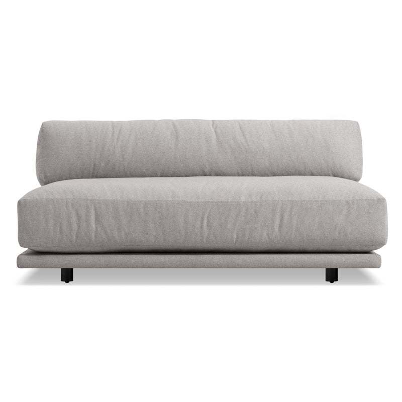 Sunday 65" Armless Sofa in Agnew Grey