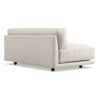Sunday 65&quot; Armless Sofa in Sanford Linen - Angle 4