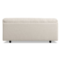 Sunday 65&quot; Armless Sofa in Sanford Linen - Angle 5