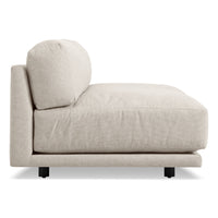 Sunday 65&quot; Armless Sofa in Sanford Linen - Angle 3