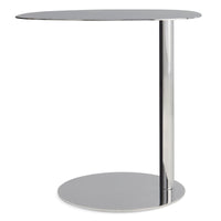 Swole Small Table in Polished Stainless - Angle 1