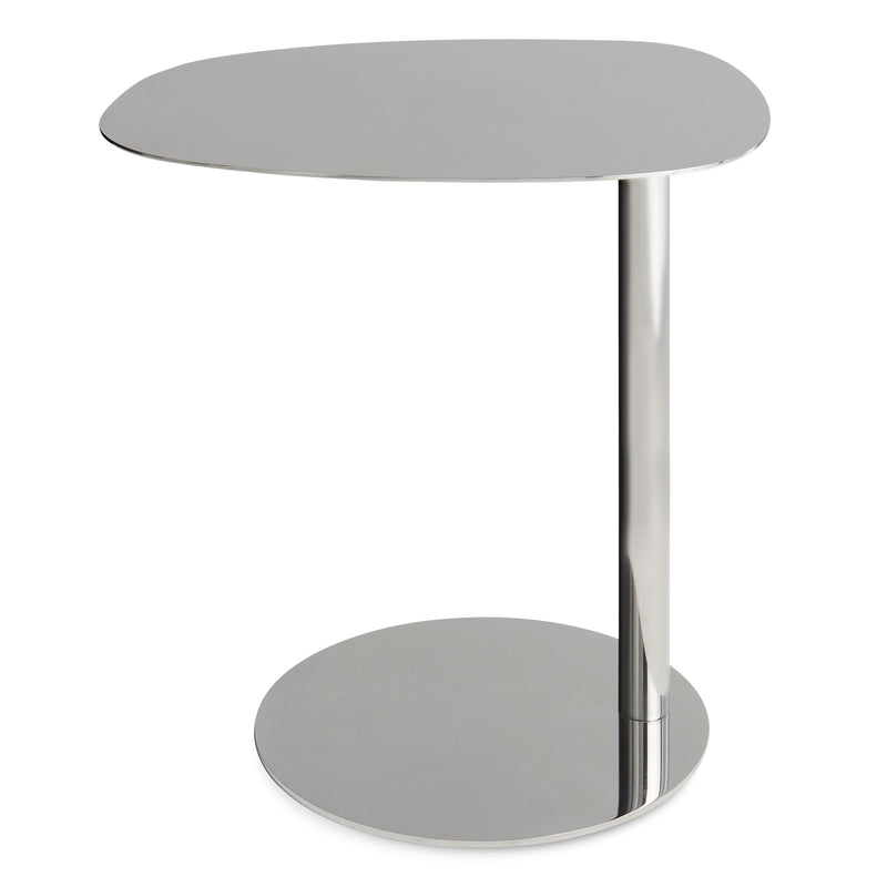 Swole Small Table in Polished Stainless - Angle 2