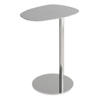 Swole Tall Table in Polished Stainless - Angle 4