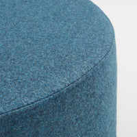 Swole Large Ottoman in Vesper Marine Blue - Angle 8