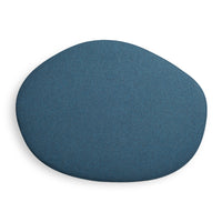 Swole Large Ottoman in Vesper Marine Blue - Angle 6
