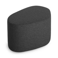 Swole Medium Ottoman in Vesper Charcoal - Angle 2